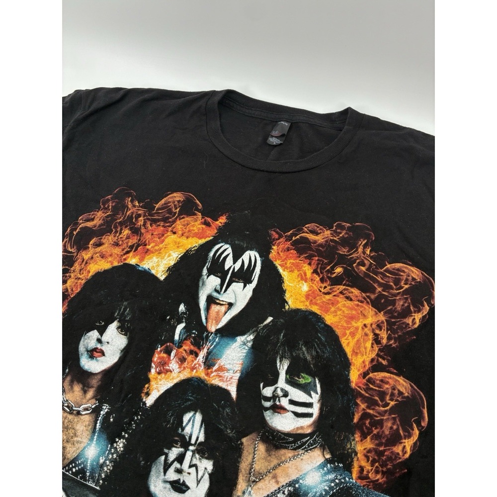 KISS "End Of The Road" World Tour Concert T-shirt Size XL Double Sided Graphic